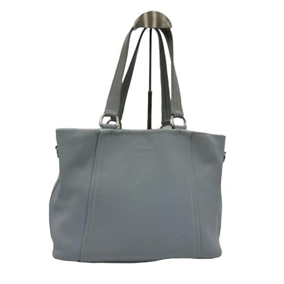 Prada‎ Vitello Daino Shoulder Bag*Beautiful Pale Blue*Great Condition w/COA - Picture 2 of 16